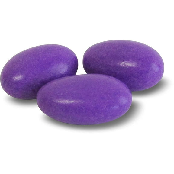 Purple Jordan Almonds by Its Delish, 2 LBS Bulk  Sugared Almond Nut with Sweet Hard Candy Coating - Bulk Wedding Favors, Bridal and Baby Showers, Party Buffets - USA Made, Vegan & Kosher