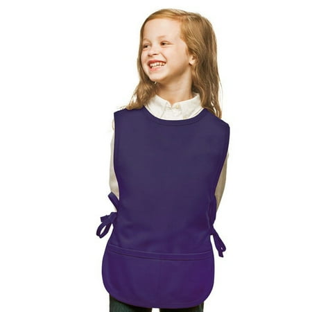 Purple Kids Art Smock Cobbler Apron by My Little Doc