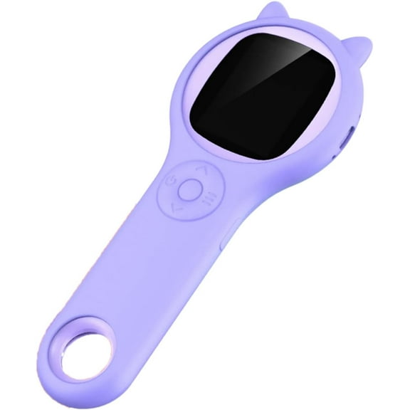 Purple Kids Microscope 500X Magnification Led Light Portable Handheld Science Educational Toy With Lcd Screen For Home Learning Discovery 0.322 Lb 1Pc