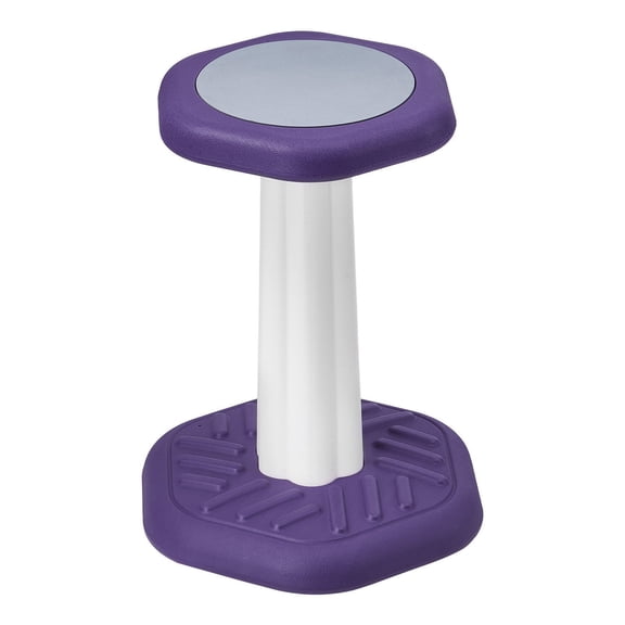 Purple Kids Wobble Chair with Sponge Cushion Improves Focus Posture and Calm Ideal for School and Home Age 7 14