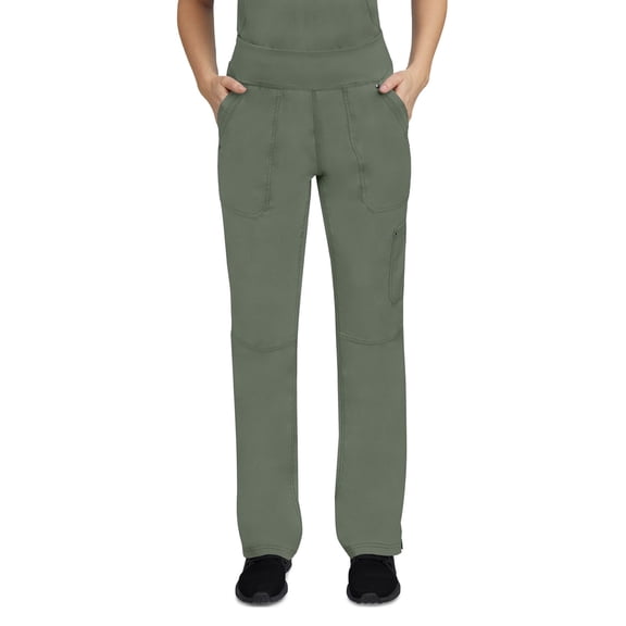 Healing Hands Purple Label Women's Scrub Pant Tori Cargo Bottoms 5 Pockets Olive XL