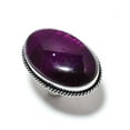 thumbnail image 1 of Purple Labradorite Gemstone Handmade 925 Sterling Silver Jewelry Ring Size 7, 1 of 2