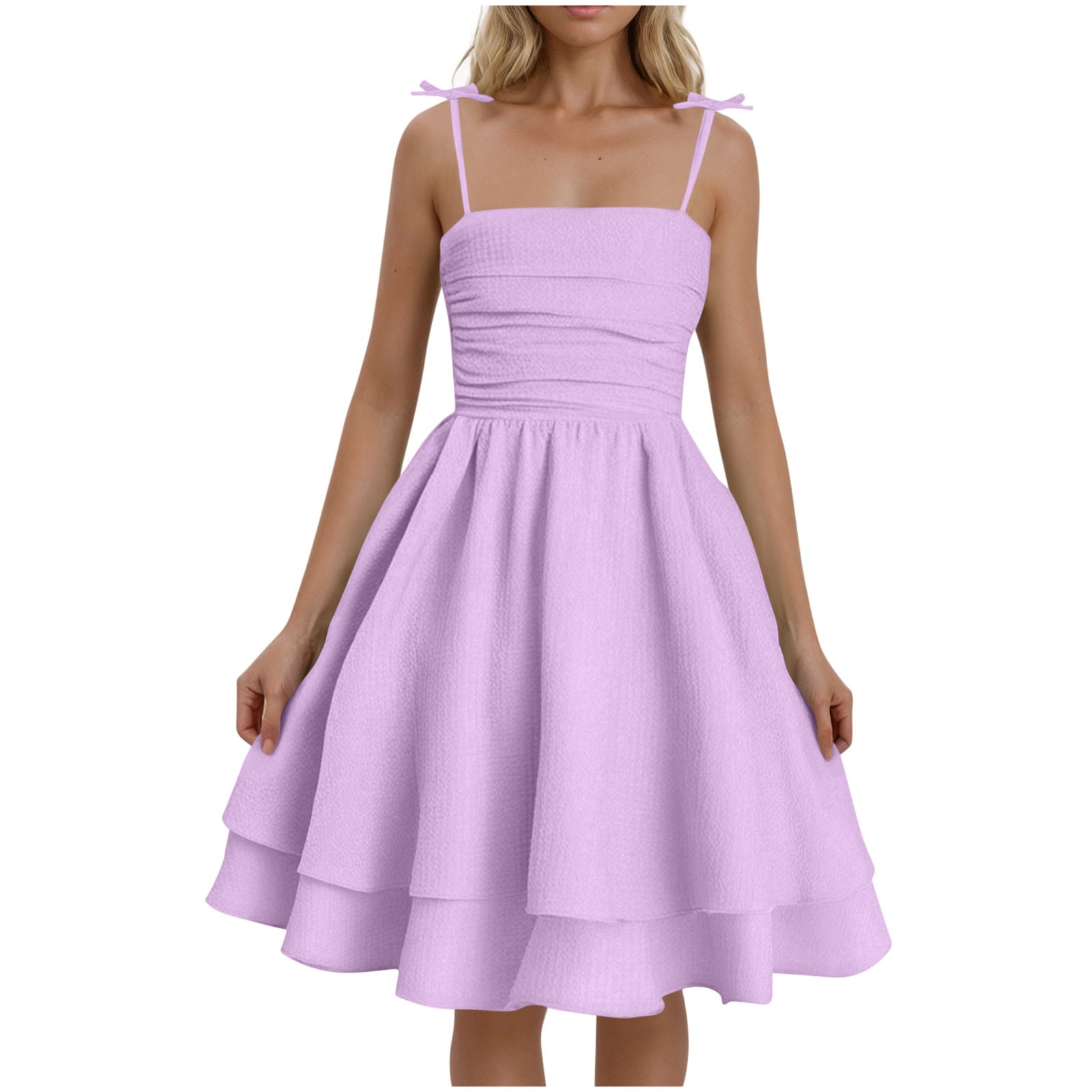 knee length dresses for ladies Tropical Grunge Glam: Lace Knot Front Cami Dress  Canary Houze