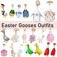 thumbnail image 1 of Purple Lace Porch Goose Dress for Easter and Christmas, 23 Inch Lawn Goose Outfit, Festive Patio and Yard Decoration, Seasonal Porch Goose Clothes, Holiday Garden Goose Costume, HAODEJW, 1 of 8