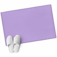 thumbnail image 1 of Purple Large Area Rugs for Bedroom Living Room, Soft Non Slip Carpet Bedside Rug, Modern Pure Lavender Purple Rectangular Floor Cover Kitchen Accent Rug 2'x3' for Dining Room/Office, 1 of 9