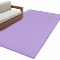 thumbnail image 1 of Purple Large Area Rugs for Bedroom Living Room, Soft Non Slip Carpet Bedside Rug, Modern Pure Lavender Purple Rectangular Floor Cover Kitchen Accent Rug 4'x6' for Dining Room/Office, 1 of 9