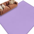 thumbnail image 1 of Purple Large Area Rugs for Bedroom Living Room, Soft Non Slip Carpet Bedside Rug, Modern Pure Lavender Purple Rectangular Floor Cover Kitchen Accent Rug 5'x7' for Dining Room/Office, 1 of 9