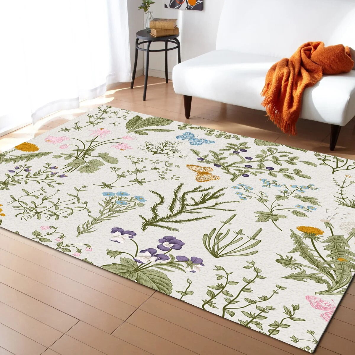 Purple Lavender Carpets for Living Room Home Bedroom Girl Bedside