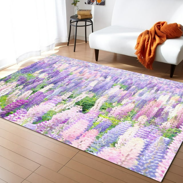 Purple Lavender Carpets for Living Room Home Bedroom Girl Bedside