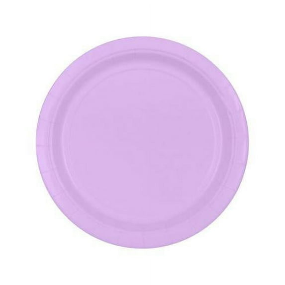 Purple Lavender Large Paper Plates (20ct)