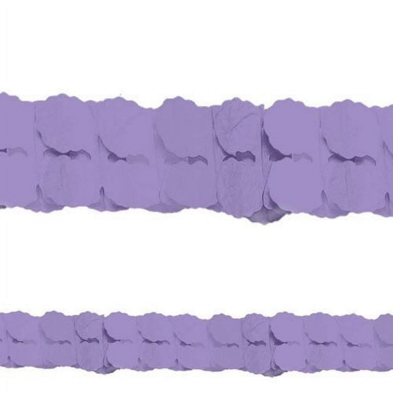 Purple on sale paper garland