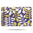 thumbnail image 1 of Purple Leaf Pattern Bathroom Rugs Mat,Non Slip Microfiber Bathroom Rug,Rubber Backing,Soft Bathroom Mats for Bathroom Floor,Tub and Shower,17x27in(43x68cm), 1 of 5