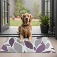 thumbnail image 1 of Purple Leaf Pattern Door Rugs,Washable Non Slip Door Mats Indoor,Decorative Door Mats,Entry Mat Indoor for Entrance,Bedroom,Kitchen,Bathroom,20"x32", 1 of 6