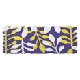 thumbnail image 1 of Purple Leaf Pattern Kitchen Rug Mat,Kitchen Runner Rugs Non Skid Washable,Decorative Kitchen Floor Mats for Kitchen,Sink,Laundry,17"x47.2", 1 of 7