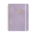 thumbnail image 1 of Purple Leather Cover 2026 Planner Notebook, A5 18-Month Schedule Organizer from July 2025 to Dec 2026, 140-Sheet Coil Bound Journal for Planning Note Taking and Goal Setting, 1 of 7