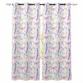 thumbnail image 1 of Purple Leaves Blackout Curtains for Bedroom Living Room Darkening Curtains 84 Inch Length 2 Panels Set Pastoral Dragonfly Botanical Plants Window Curtain Window Treatment Grommet Drapes 42"x84", 1 of 9