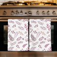 thumbnail image 1 of Purple Leaves Farm Kitchen Towels Set of 4, Herbs Flowers Pastoral Country Absorbent Dish Towels for Kitchen, Microfiber Hand Towel, Quick Drying Tea Towel for Cleaning Decorative Dishcloths, 1 of 7