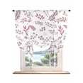 thumbnail image 1 of Purple Leaves Farm Tie Up Curtains for Windows 54 Inch Length Balloon Curtains Kitchen Adjustable Balloon Window Shade Herbs Flowers Pastoral Country Tie Up Valance Bathroom Curtain Window 42"x54", 1 of 6