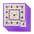 thumbnail image 1 of Purple Lemons Cloth Napkins, Summer Watercolor Italian Style Flower Washable and Reusable Dinner Napkins Set of 6, Table Napkin for Kitchen Party Birthday Wedding Hotel Housewarming 20"x20", 1 of 9
