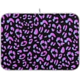 thumbnail image 1 of Purple Leopard Dish Drying Mat for Kitchen Counter, Ultra Absorbent Reversible Microfiber Dishes Drying Rack Pad Heat-resistant Mats 18x24 Inch, 1 of 7