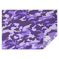 thumbnail image 1 of Purple Lilac Camo Classic Shapes Pattern Rectangle Tablecloth 60"x84",Waterproof Polyester Rectangle Table Cloth, Wipeable Spillproof Polyester Tablecloth for Dining, Camping, Indoor and Outdoor, 1 of 5