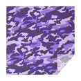 thumbnail image 1 of Purple Lilac Camo Classic Shapes Pattern Square Tablecloth,Waterproof Square Table Cover,Wipeable Spillproof Washable Table Cover for Home Kitchen Party Decor 52"x52"(132x132cm), 1 of 6