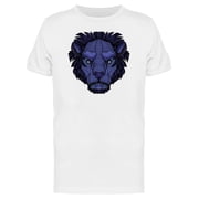 Purple Lion Head T-Shirt Men -Image by Shutterstock, Male Medium
