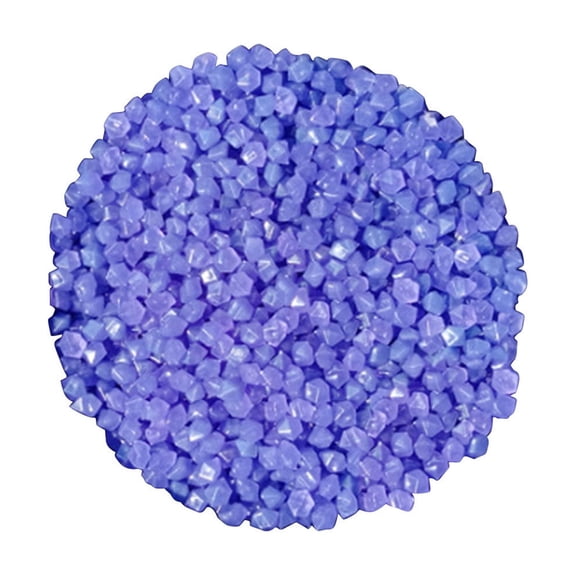 Purple Luminous Aquarium Gravel Glow In Dark Pebbles 100 Pack Small Rhombus Shape For Substrate And Garden Landscaping Projects