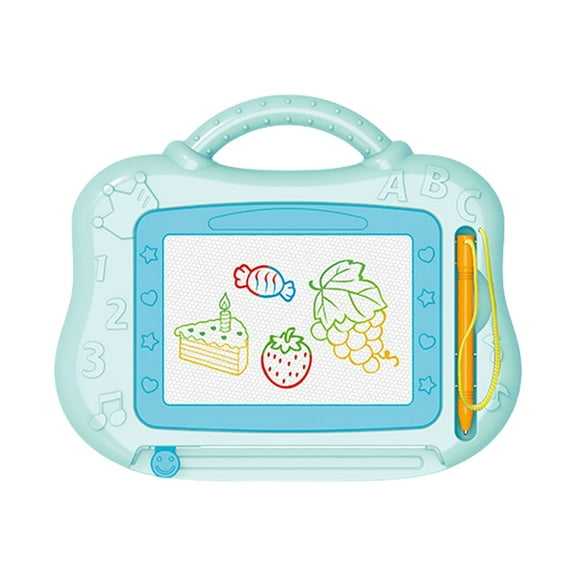 Purple Magnetic Drawing Board For Kids Doodle Writing Pad With Erasable Surface Double Sided Graffiti Board Educational Toy 9.33X0.91X7.76 Inches 0.43 Lbs