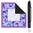 thumbnail image 1 of Purple Mahjong Mat with Rules, 31.5*31.5in Anti Slip American Mahjong Mat for Table, Noise Reduction, Neoprene Mah jongg Mats with Carrying Bag & 3 Dices, Mahjong Supplies Gift, Board Tile Games Mats, 1 of 7