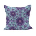 thumbnail image 1 of Purple Mandala Fluffy Throw Pillow Cushion Cover, Geometric Mosaic Fractal Sign of Universe Graphic Art, Decorative Square Accent Pillow Case, 40" x 40", Sky Blue Mauve, by Ambesonne, 1 of 5