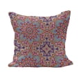 thumbnail image 1 of Purple Mandala Fluffy Throw Pillow Cushion Cover, Hippie Style Eastern in Moroccan Vivid Tones Motif, Decorative Square Accent Pillow Case, 20" x 20", Multicolor, by Ambesonne, 1 of 5