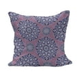 thumbnail image 1 of Purple Mandala Fluffy Throw Pillow Cushion Cover, Middle Eastern Oriental with Ornamental Featured Lines, Decorative Square Accent Pillow Case, 40" x 40", Dried Rose Pale Blue, by Ambesonne, 1 of 5