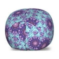 thumbnail image 1 of Purple Mandala Storage Toy Bag Chair, Geometric Mosaic Fractal Sign of Universe Graphic Art, Stuffed Animal Organizer Washable Bag, Small Size, Sky Blue Mauve, by Ambesonne, 1 of 3