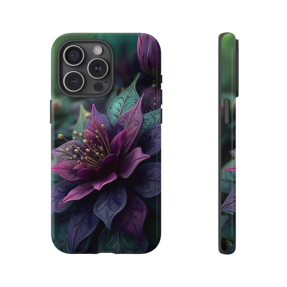 Purple Mandala iPhone Case Intricate Floral Abstract for iPhone 17 16 15 14 13 12 11 Pro Max