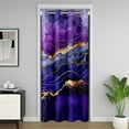 thumbnail image 1 of Purple Marble 52"W X 80"L Blackout Curtain For Adult Teens,Marble Texture Door Drape,Aesthetics Art Style Door Curtain For Doorway Privacy,Golden Stone Pattern Room Divider Curtain,Closet Door, 1 of 4
