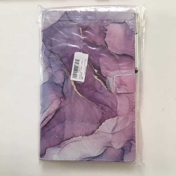 Purple Marble Design Case For Kindle Hd10 10 In X 6 In Id And Card Holder