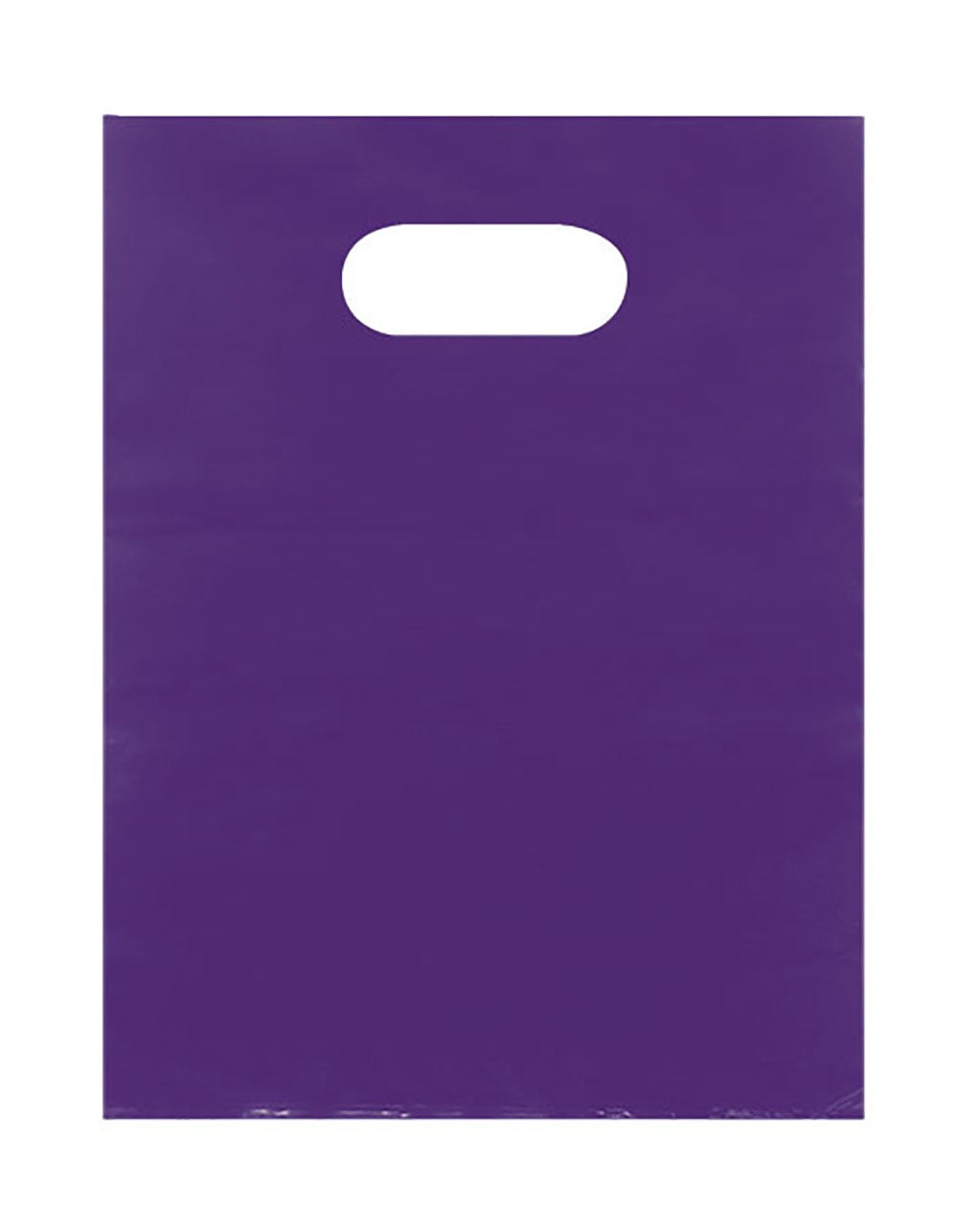 Purple Merchandise Bags Lightweight (9x12) Pack of 1,000