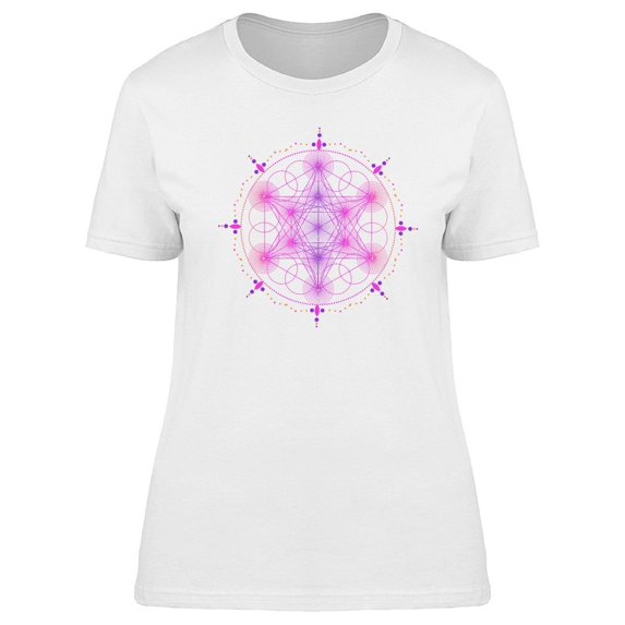 Purple Metatrons Cube Tee Women's -Image by Shutterstock