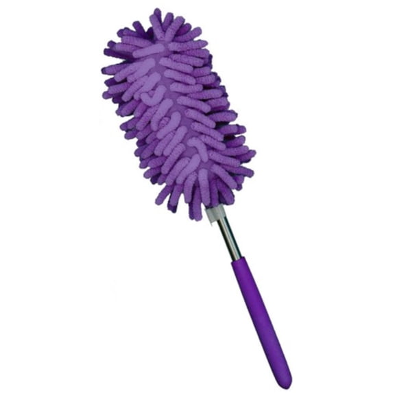 Purple Microfiber Duster Fuzzy Stick