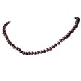 thumbnail image 1 of Purple Midnight Berry Freshwater Pearl Sterling Silver 15.5 inch Necklace 9915D, 1 of 6