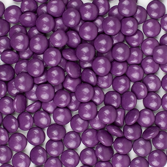Purple Milk Chocolate Gems 7.5lb Case - 3,744ct