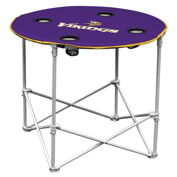 Purple Minnesota Vikings Round Table