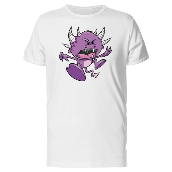 Purple Monster Horns Tee Men's -Image by Shutterstock