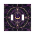 thumbnail image 1 of Purple Mystical Pattern Decorative Light Switch Plates Switch Cover Decorative Wall Plates Ideal for Living Room Kitchen Bedroom and Study, 1 of 8