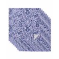 thumbnail image 1 of Purple Navy Blue Cloth Napkins Set of 8 Reusable Dinner Napkins, Retro Botanical Abstract Art Cocktail Napkin Washable Table Napkins for Wedding/Holiday Party/Baby Shower 20"x20", 1 of 7