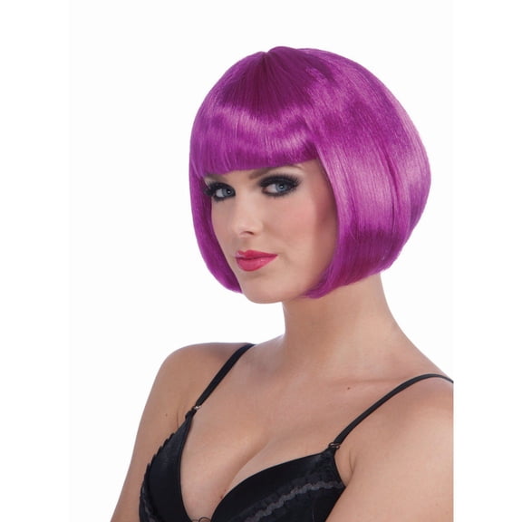 Purple Neon Bob Wig