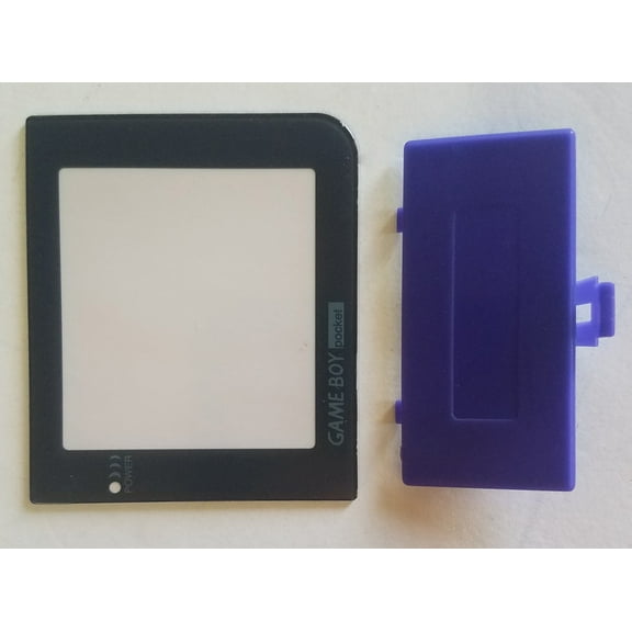 Purple Nintendo Game Boy Pocket Replacement Battery Cover + Screen