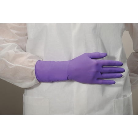 Purple Nitrile-Xtra Exam Glove NonSterile Powder Free Nitrile Ambidextrous Textured Fingertips Large - Box of 50