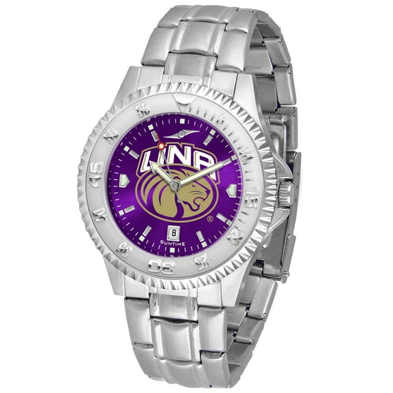 Purple North Alabama Lions Competitor Steel AnoChrome Watch